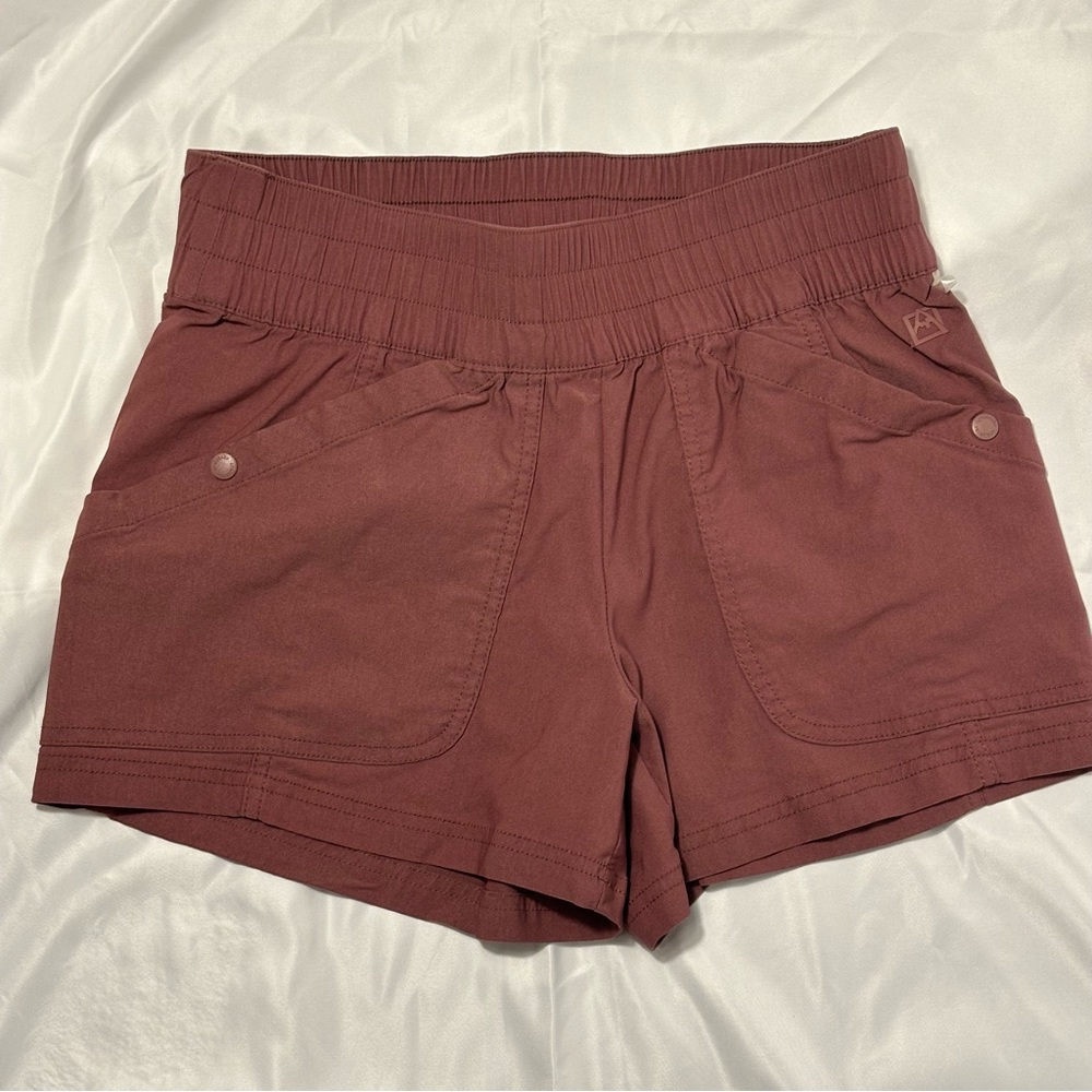 Avalanche Outdoor Supply Company Mauve Quick-Dry Hiking Shorts | Small